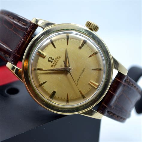 1950's omega seamaster gold|vintage omega watches 1950s ladies.